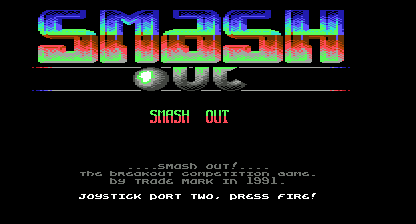 Smash out Title Screen